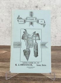 E.J. Owenhouse Bozeman Montana Saddle Catalog 1889