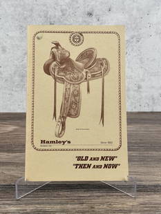 Hamley Old and New Then and Now Saddlery Catalog: Scarce.