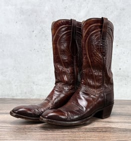 Vintage Lucchese San Antonio Texas Cowboy Boots