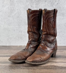 Vintage Lucchese San Antonio Texas Cowboy Boots