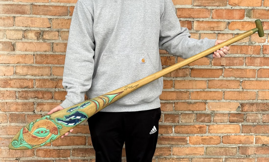 Simon Charlie Cowichan Northwest Coast Paddle (1 of 6)