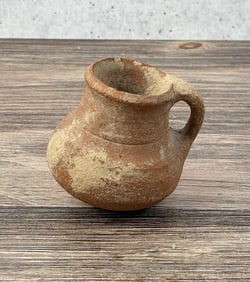 Ancient Roman Terracotta Handled Jug Amphora