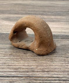 Ancient Roman Terracotta Amphora Handle