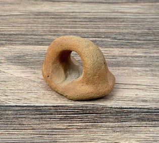 Ancient Roman Terracotta Amphora Handle