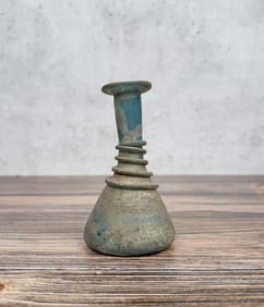 Ancient Roman Glass Unguentarium Perfume Bottle