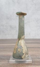Ancient Roman Glass Unguentarium Perfume Bottle