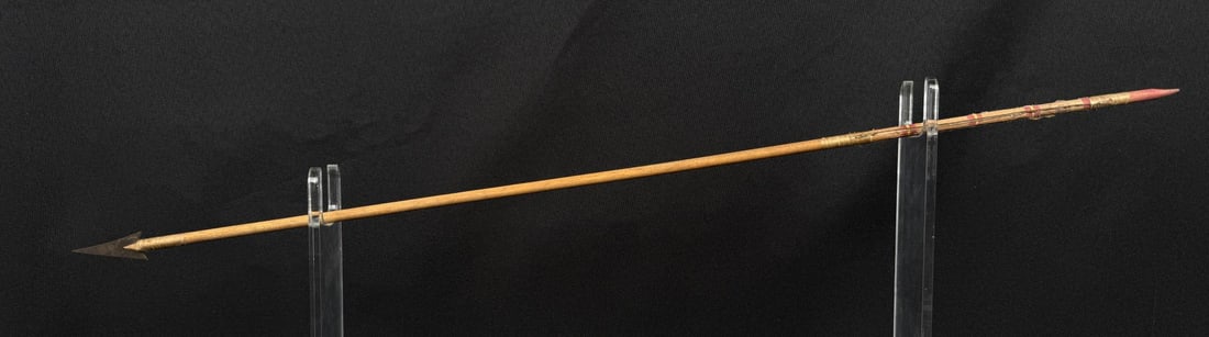 Plains Native American Indian Arrow: 25" long. First Half of the 20th Century