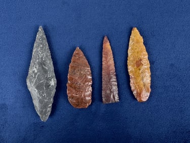 Ancient Native American Indian Arrowheads