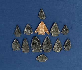 Ancient Native American Indian Arrowheads Oregon