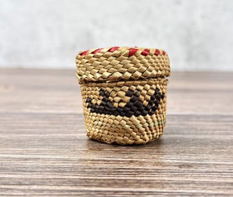 Makah Northwest Coast Native American Basket