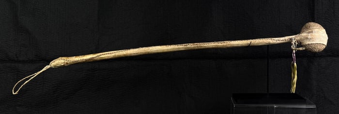 Antique Plains Native American Indian War Club