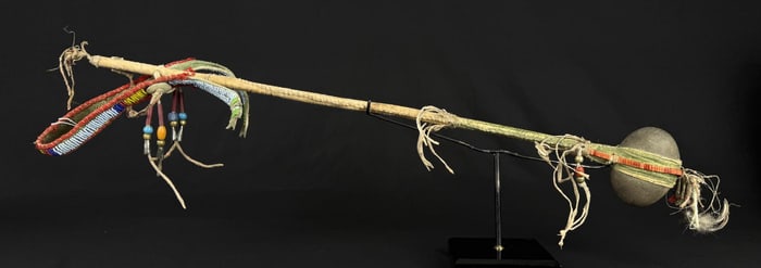 Crow Native American Indian War Club