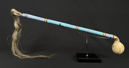 Flop Head Apache Native American Indian War Club