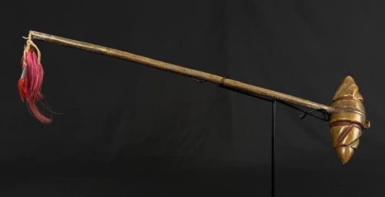 Antique Plains Native American Indian War Club