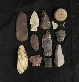 Ancient Native American Indian Stone Tools