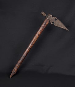 Antique Native American Indian Spontoon Tomahawk