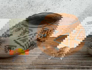 Antique Casas Grande Polychrome Pot Vase