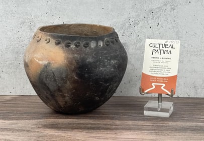 Historic Acoma Pueblo Coffee Bean Jar Pot