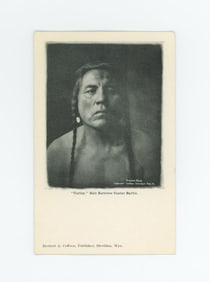 Curley Custer Battle Richard Throssel Postcard