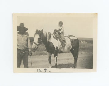 Little Alan Old Horn Old Tobacco Crow Indian Photo