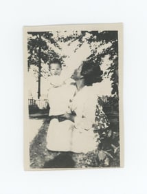 Crow Indian Mother and Child Montana Photo