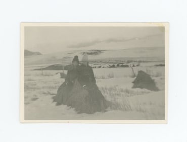 Winter on the Crow Indian Agency Photo