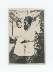 Crow Indian Mother and Child Montana Photo