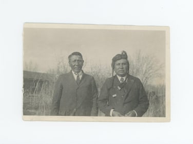 Deer Nose and Enemy Crow Indian Photo