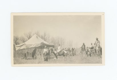 Airing a Tipi Crow Agency Montana Photo