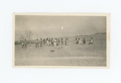 Shinney Game Crow Indians Montana Photo