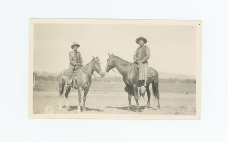 Crow Indians on Horseback Crow Agency Photo