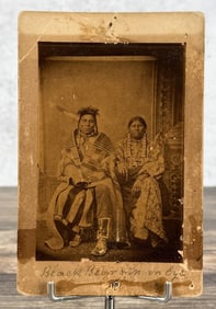 O.S. Goff Black Bear Moon Eyes Indian Photo