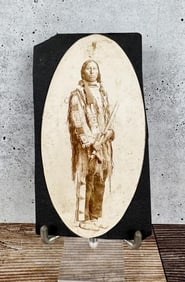 Black Heart Lakota Warrior Pine Ridge Indian Photo