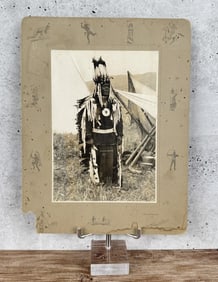 Edward Boos Spotted Horse Montana Cabinet Photo