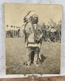 Sitting Bear Arikara Indian Chief Photo