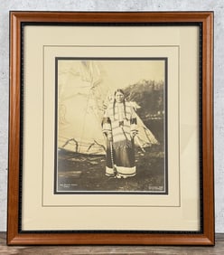 J.A. Johnson Mrs Black HAwk Sioux Photo
