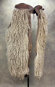 Riley & McCormick White Wooly Cowboy Chaps