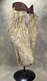 Clark Portland Oregon White Wooly Cowboy Chaps