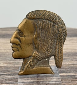 Jennings Chief Slot Machine Indian Head Emblem