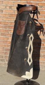 1930s Montana Tri Color Batwing Cowboy Chaps