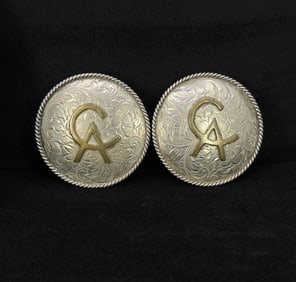 Cowboy Spur Strap Conchos