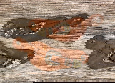 Cowboy Spurs Straps Sterling Silver & Gold Buckles