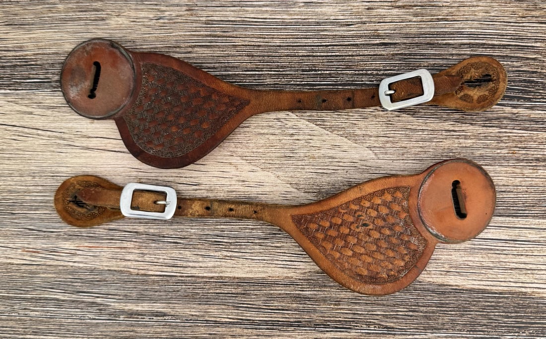 Three Forks Saddlery Montana Cowboy Spur Straps (1 of 4)
