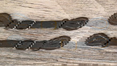 Heiser Saddlery Leather Cowboy Spur Staps