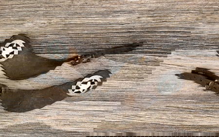 Texas Star Leather Cowboy Spur Straps