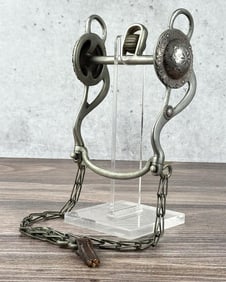 Visalia Humane Silver Mounted Cowboy Horse Bit