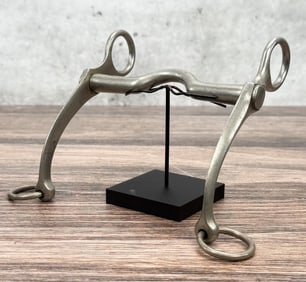 August Buermann Star Steel Cowboy Horse Bit
