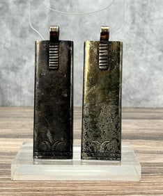 Navajo Sterling Silver Horse Bit Parts Tabs