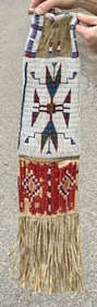 Sioux Native American Indian Beaded Pipe Bag