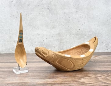 John Hudson Tsimshian Northwest Coast Grease Bowl